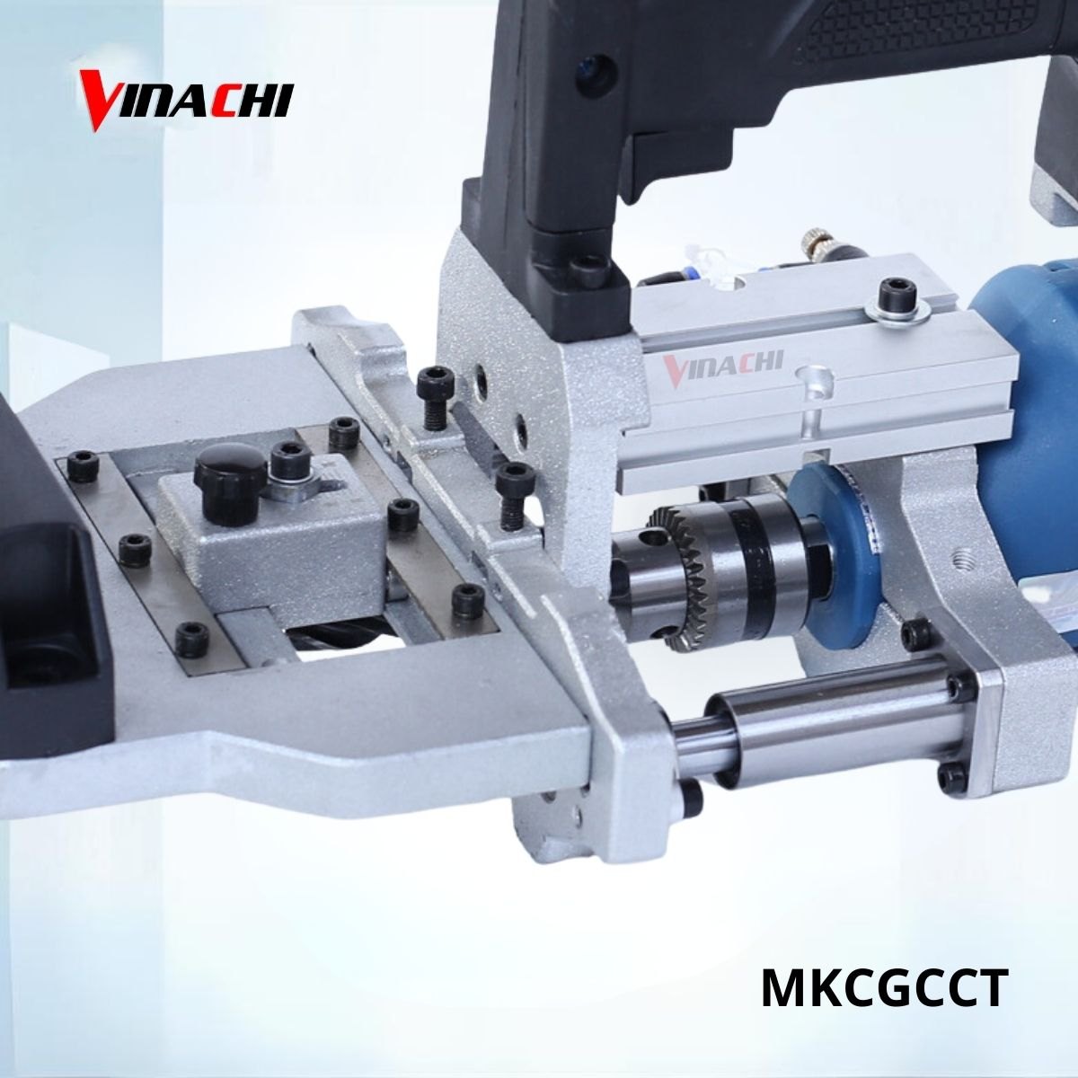 Máy khoan chốt gỗ cam cầm tay dùng hơi