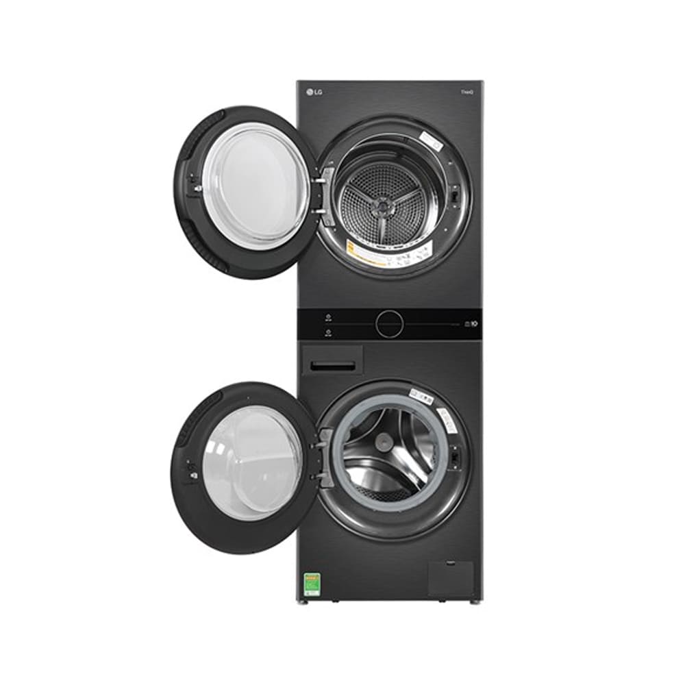 Tháp giặt sấy LG WashTower Inverter giặt 14 kg - sấy 10 kg WT1410NHB
