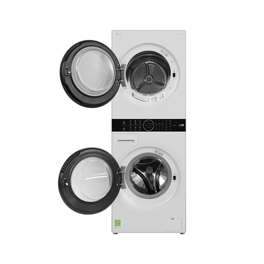 Tháp giặt sấy LG WashTower Inverter giặt 14 kg - sấy 10 kg WT1410NHE