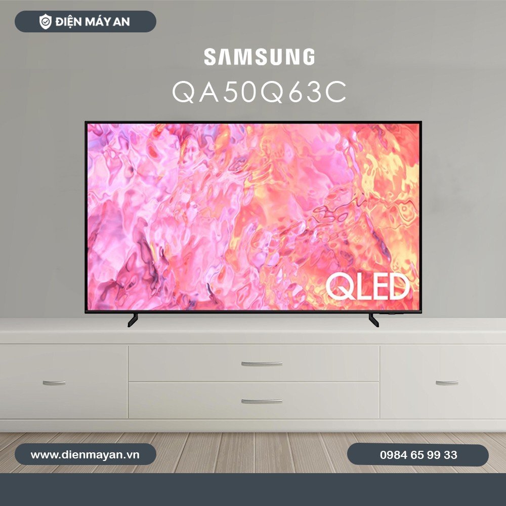 Smart Tivi QLED Samsung 4K 50 Inch QA50Q63C - Giá Tốt