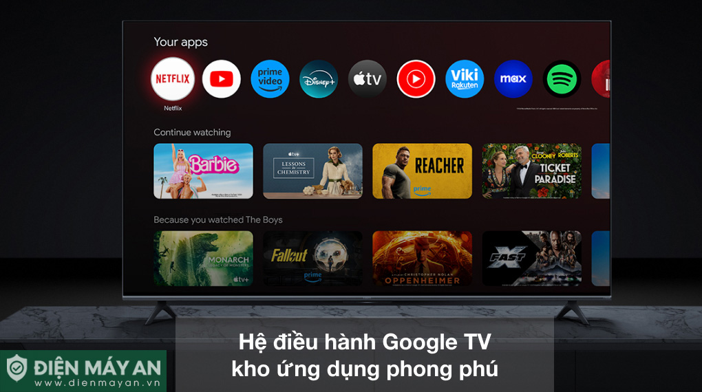 Google TV Xiaomi 4K 75 Inch Smart Display S Mini LED 2025 L75MA-SPLEA - Bản Quốc Tế