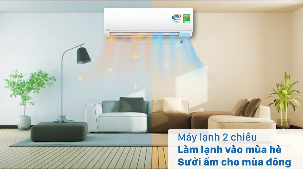 Điều hòa Daikin Inverter 9000 BTU 2 chiều FTXV25QVMV