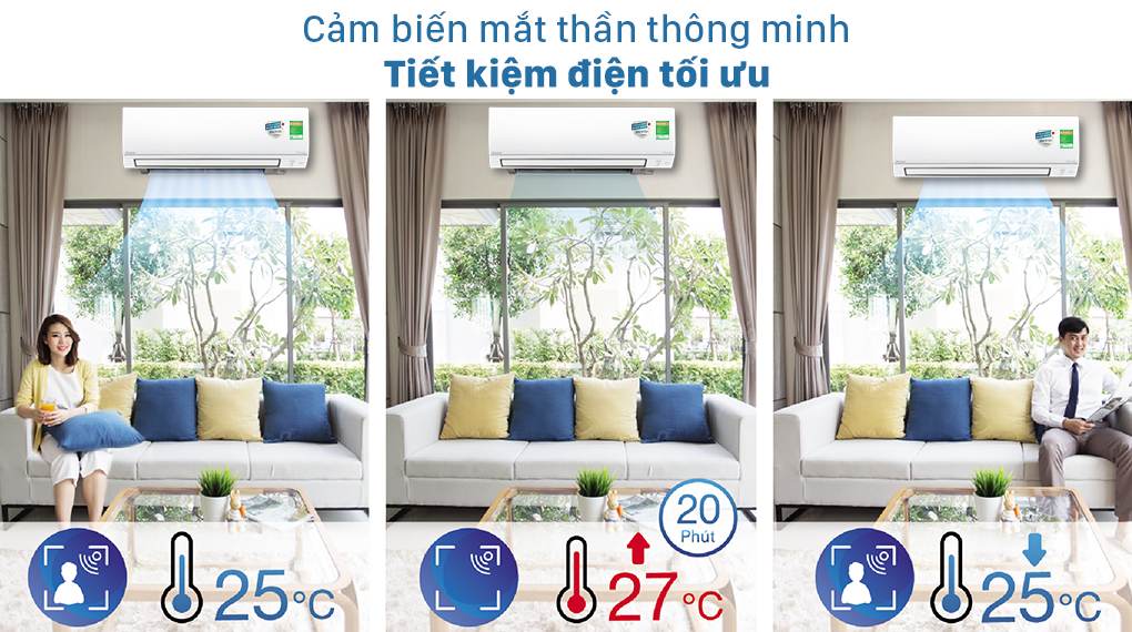 Điều hòa Daikin Inverter 9000 BTU 2 chiều FTXV25QVMV