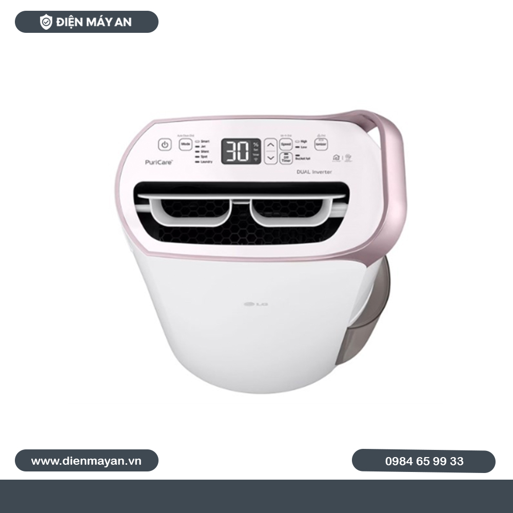 Máy Hút Ẩm LG Dual Inverter 19L MD19GQGE0.ABAE, Hãng Chính Hãng, Giá Tốt