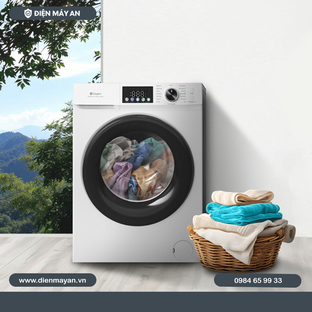 Máy Giặt Casper Inverter ProWash 8 Kg WF-D8VWR1 - Mới 2025