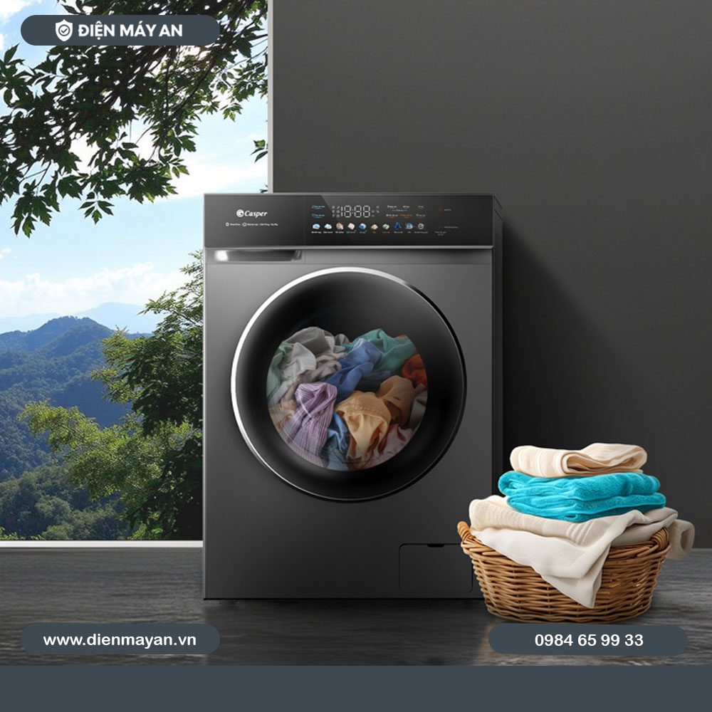 Máy Giặt Sấy Casper Inverter Prime Wash&Dry Giặt 11.5 Kg - Sấy 8 Kg WF-P115VGT11