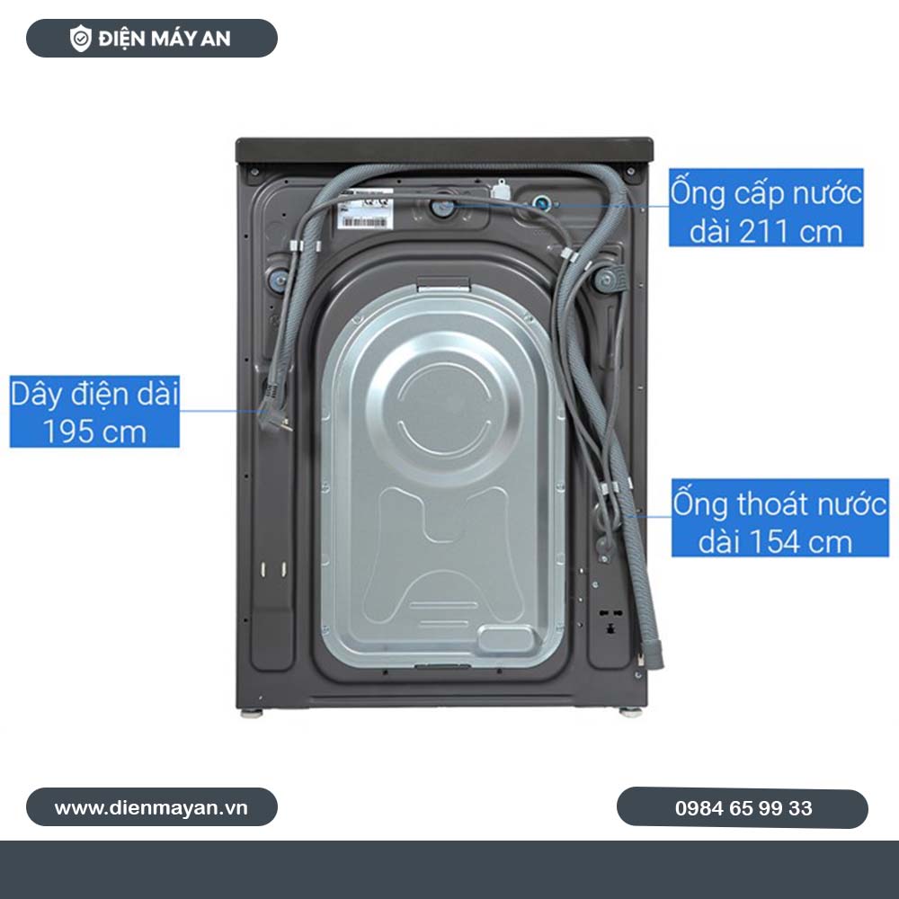 Máy Giặt Samsung AI Inverter 10kg WW10T634DLX/SV, Giá Tốt, Có Trả Góp