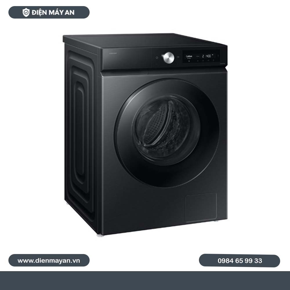 Máy Giặt Sấy Samsung Bespoke Inverter Giặt 12 Kg - Sấy 7 Kg WD12DB7B85GBSV, Mẫu Mới