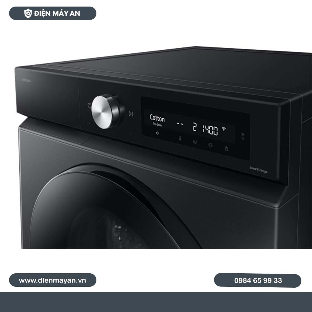 Máy Giặt Sấy Samsung Bespoke Inverter Giặt 12 Kg - Sấy 7 Kg WD12DB7B85GBSV, Mẫu Mới
