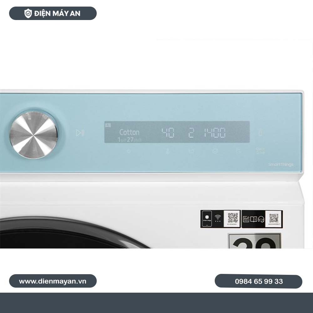 Máy Giặt Sấy Samsung Bespoke AI Inverter Giặt 14 Kg - Sấy 8 Kg WD14BB944DGMSV, Giá Tốt