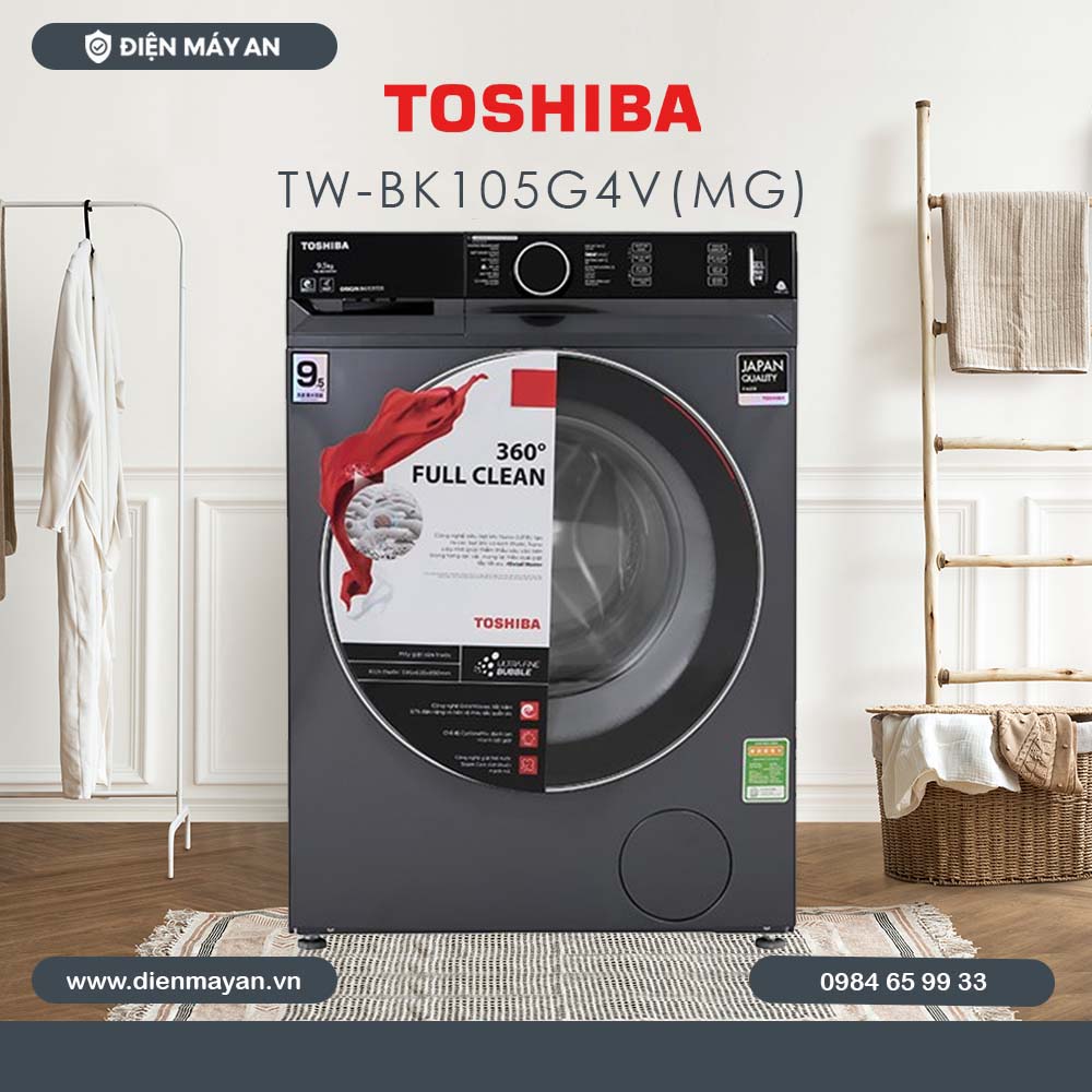 Máy Giặt Toshiba Inverter 9.5 Kg TW-BK105G4V(MG), Giá Tốt, Có Bảo Hành
