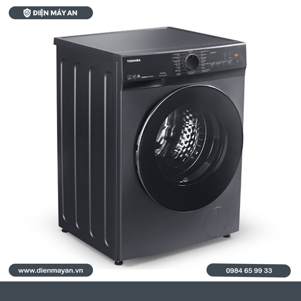 Máy Giặt Sấy Toshiba Inverter Giặt 10.5 Kg - Sấy 7 Kg TWD-T21BU115UWV(MG), Giá Tốt