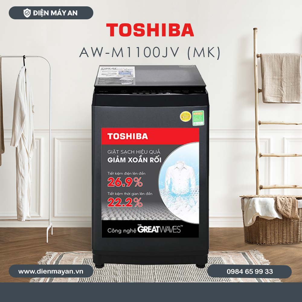 Máy Giặt Toshiba 10 Kg AW-M1100JV(MK), Giá Tốt, Có Trả Góp