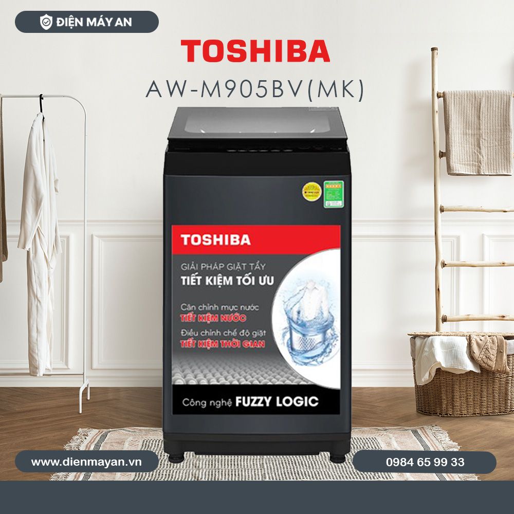 Máy Giặt Toshiba 8kg AW-M905BV(MK), Giá Tốt, Có Trả Góp