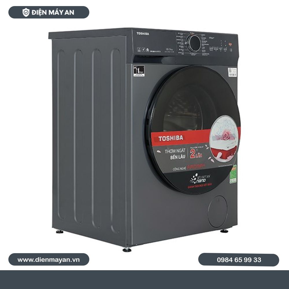 Máy Giặt Toshiba Inverter 10.5 Kg TW-T21BU115UWV(MG), Giá Tốt, Có Trả Góp