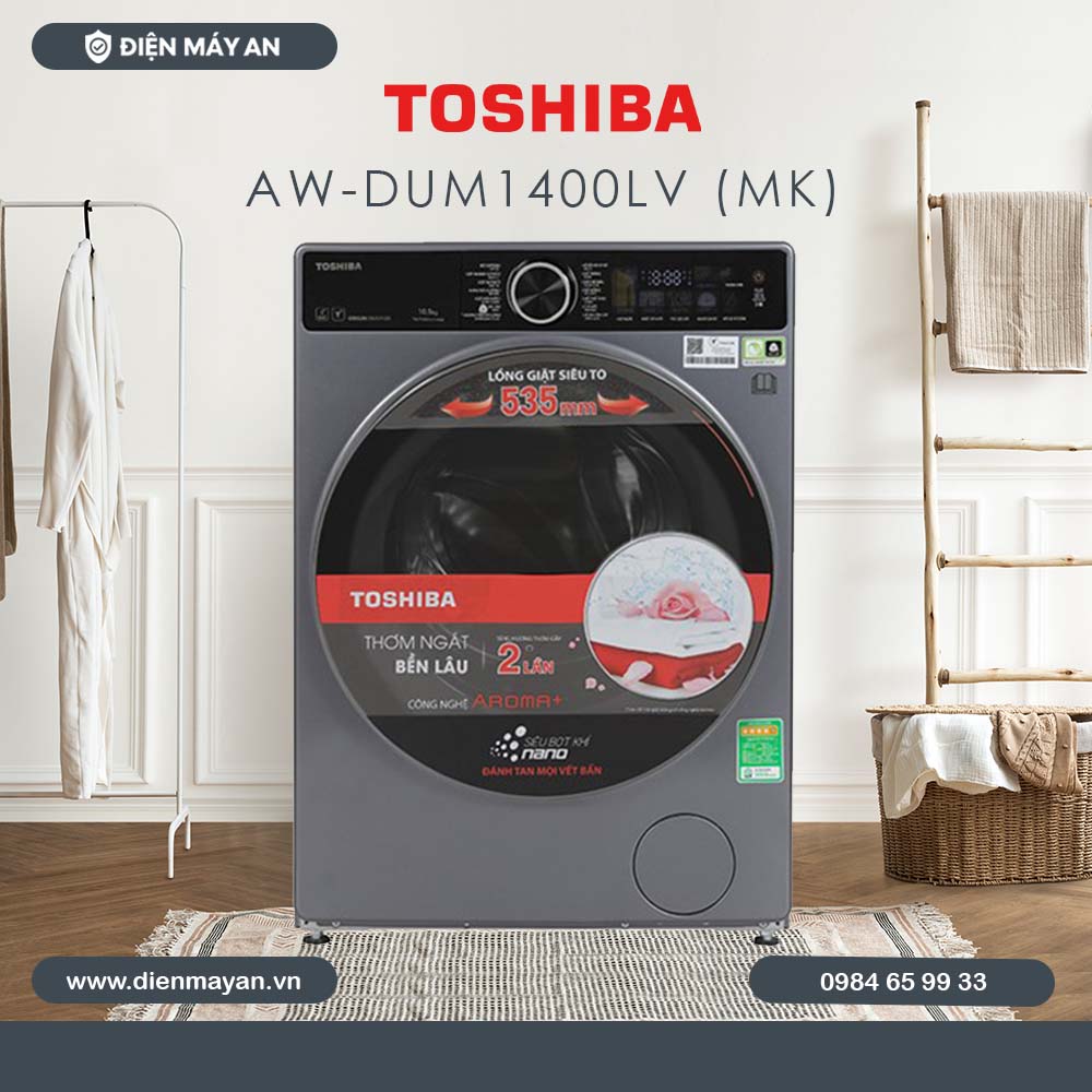 Máy Giặt Toshiba Inverter 10.5 Kg TW-T25BZU115MWV(MG), Mẫu Mới Năm 2024