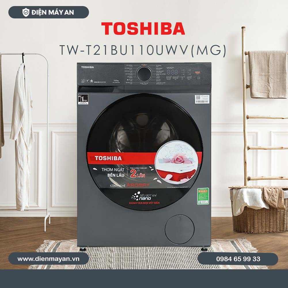 Máy Giặt Toshiba Inverter 10 Kg TW-T21BU110UWV(MG), Giá Tốt, Có Bảo Hành
