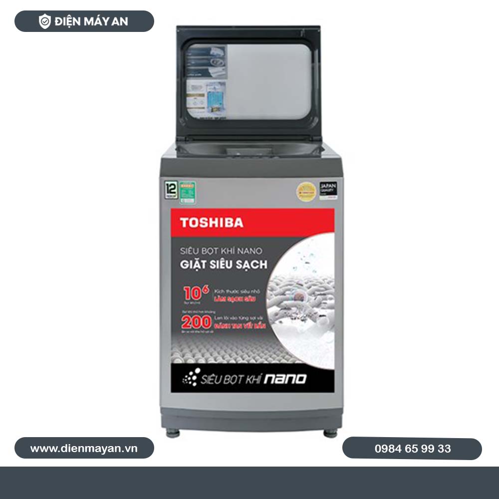 Máy Giặt Toshiba Inverter 12 Kg AW-DUK1300KV(SG), Giá Tốt, Có Trả Góp