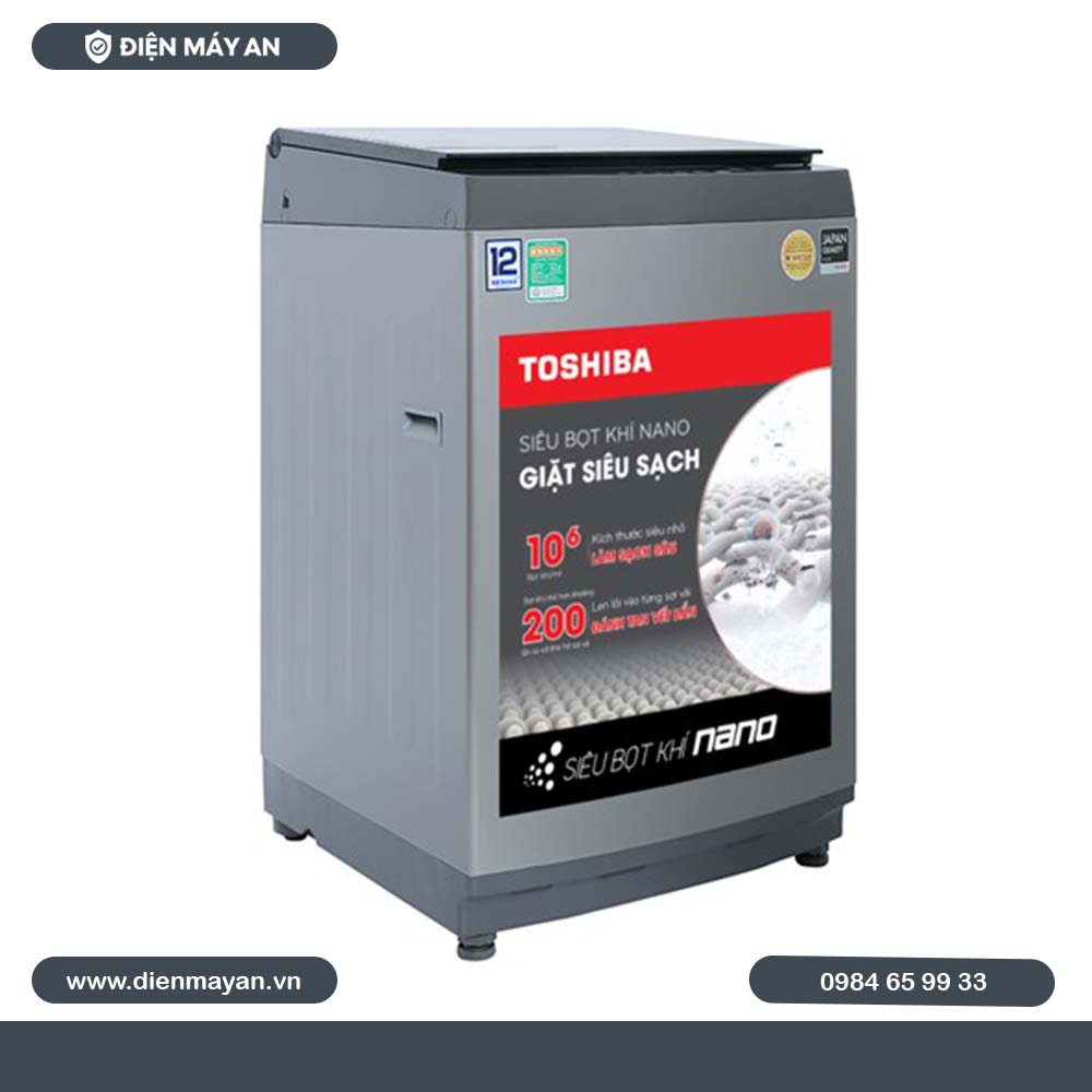 Máy Giặt Toshiba Inverter 12 Kg AW-DUK1300KV(SG), Giá Tốt, Có Trả Góp