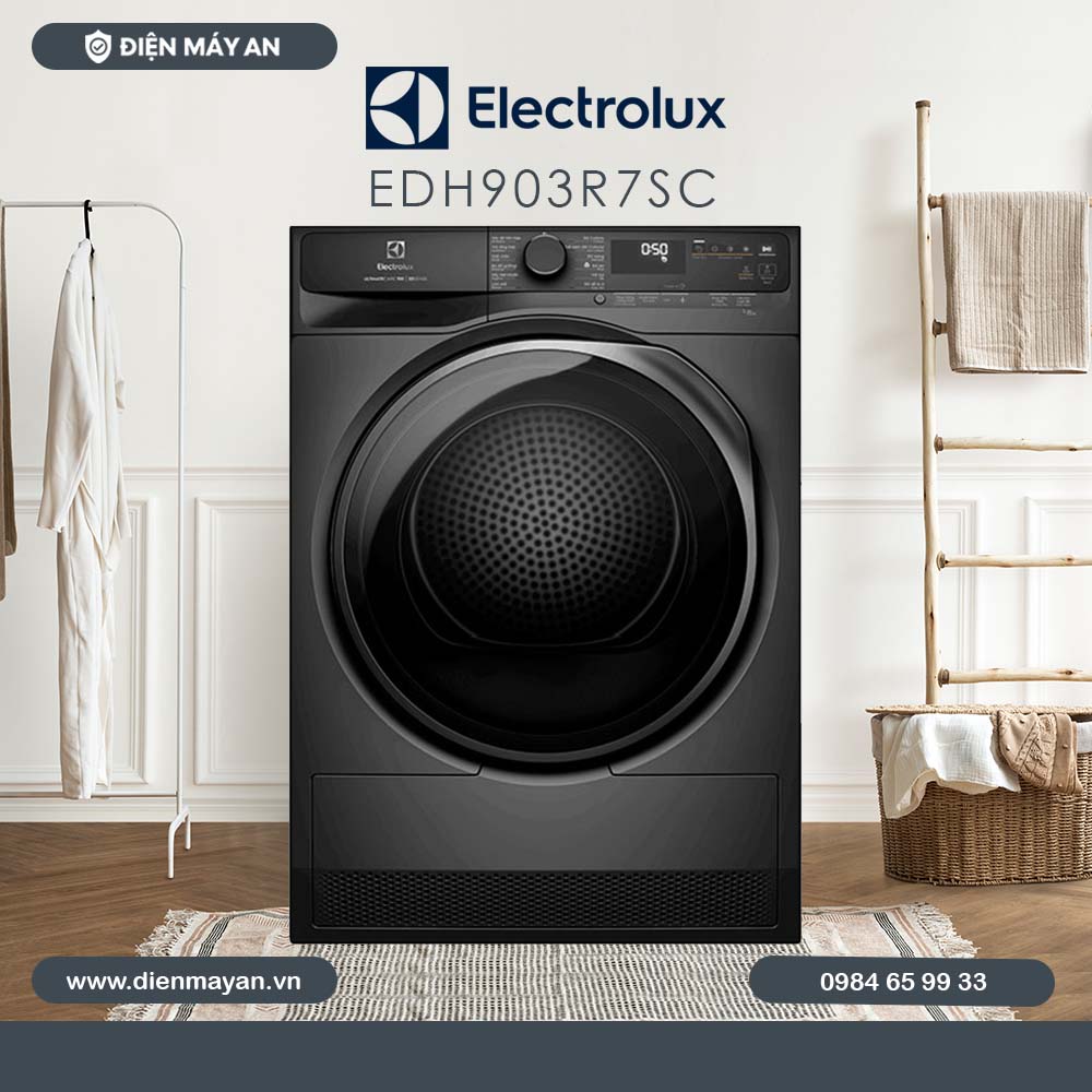 Máy Sấy Bơm Nhiệt Electrolux UltimateCare 9 Kg EDH903R7SC - Giá Tốt
