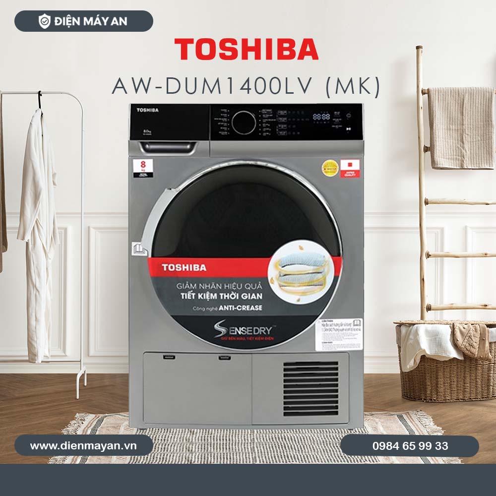 Máy Sấy Ngưng Tụ Toshiba 8 Kg TD-K90MEV(SK)