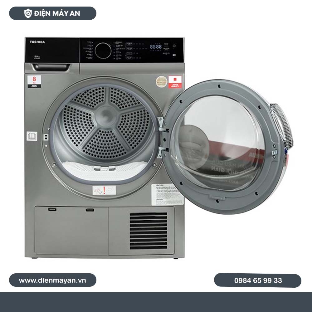 Máy Sấy Ngưng Tụ Toshiba 8 Kg TD-K90MEV(SK)