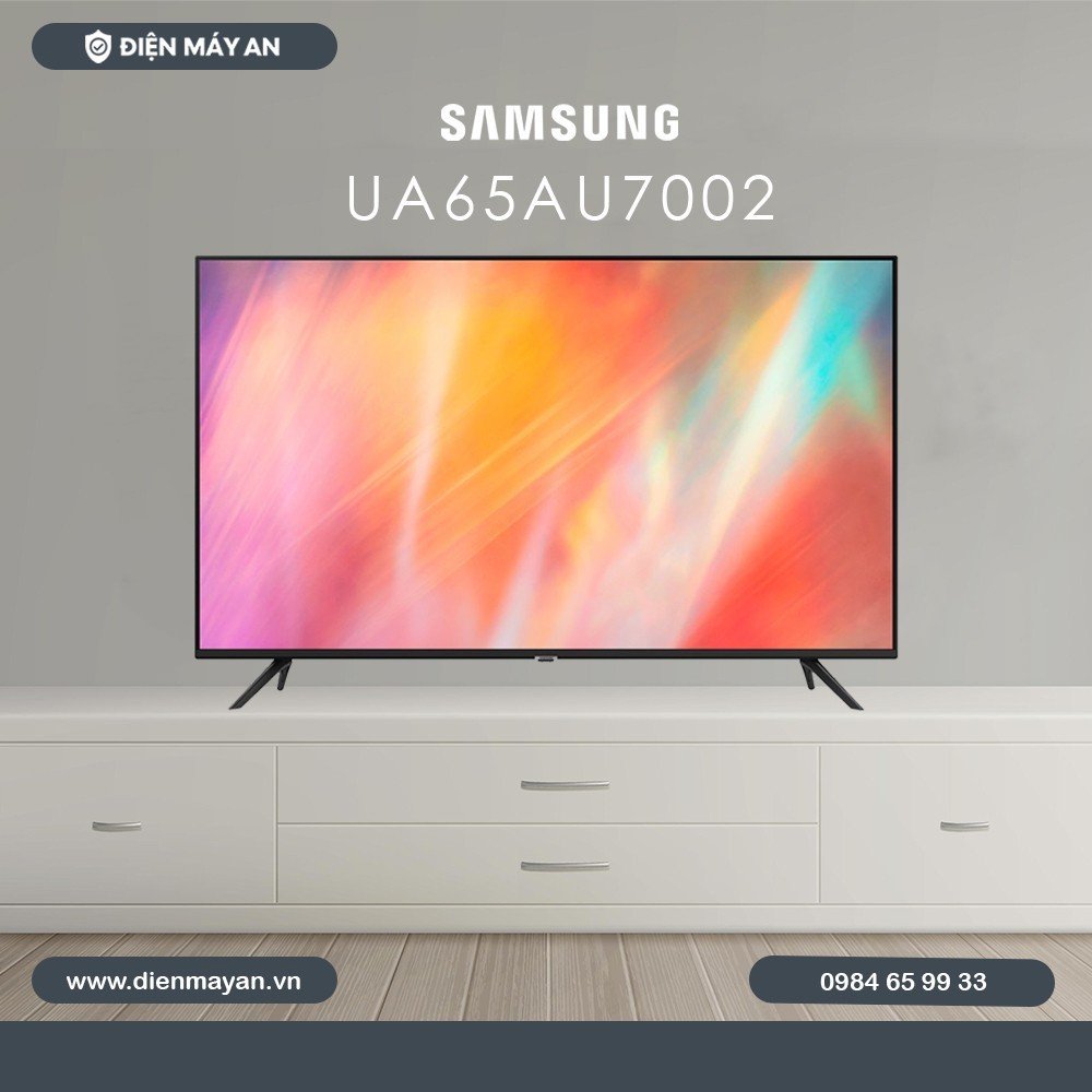 Smart Tivi Samsung 4K 65 Inch UA65AU7002 Giá Tốt