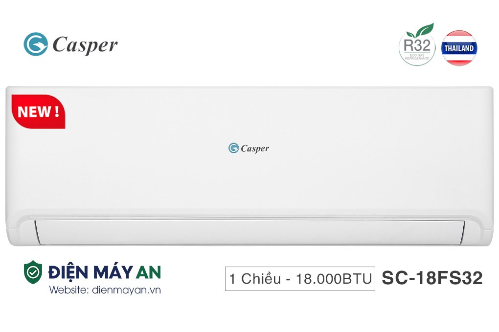 Điều Hòa Casper 18000 BTU 1 Chiều SC-18FS32