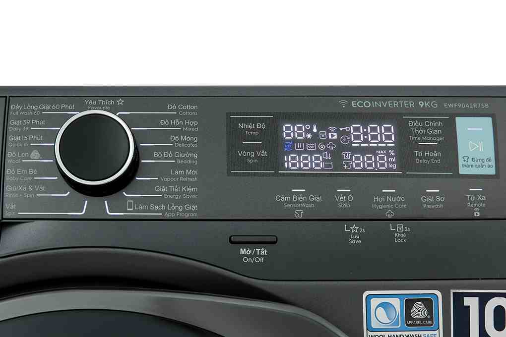Máy Giặt Cửa Trước Electrolux Inverter 11 Kg EWF1142R7SB
