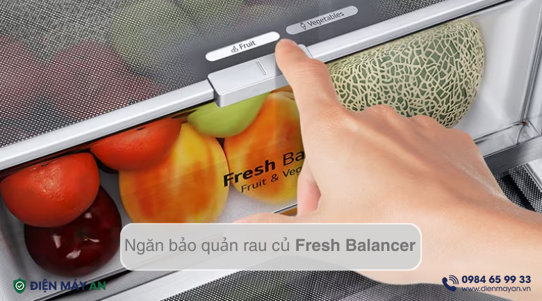 Tủ Lạnh LG Inverter 635 Lít Side By Side InstaView GR-G257SV - công nghệ làm lạnh