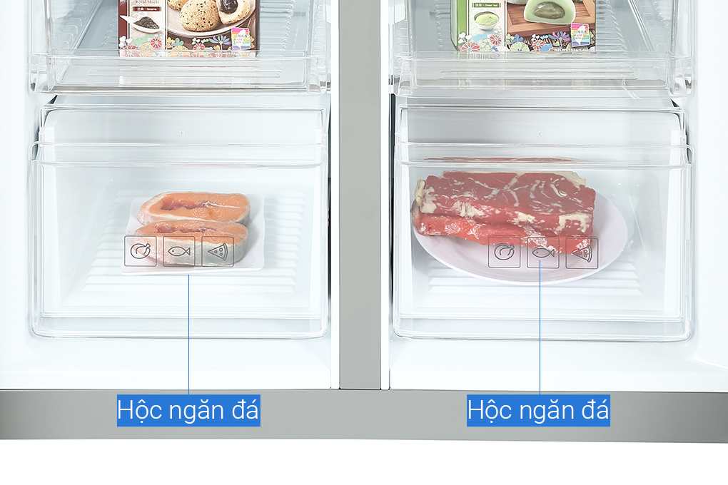 Tủ Lạnh Multi Door Samsung Inverter 488 Lít RF48A4010B4/SV
